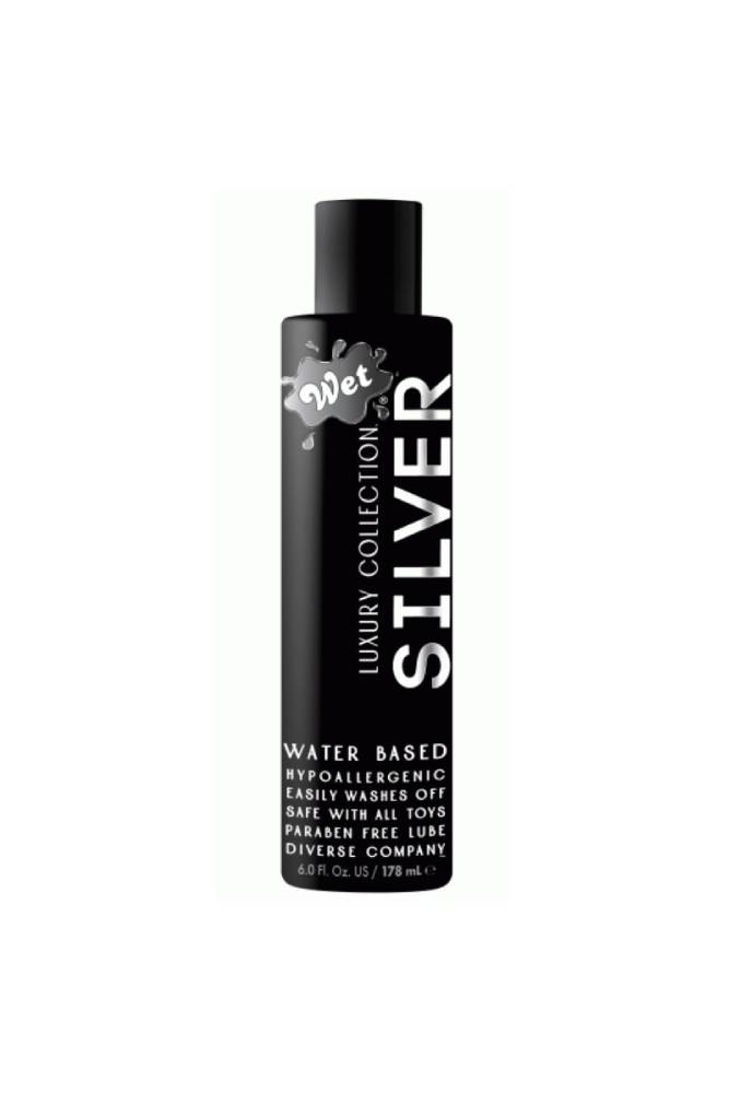 Wet - Silver Luxury Water-based Lubricant - Assorted - Stag Shop