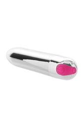 Cousins Group - Pink Pussycat Rechargeable Silver Bullet - Silver/Pink - Stag Shop