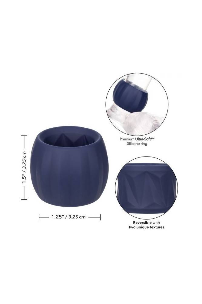 Cal Exotics - Viceroy - Reverse Stamina Cock Ring - Blue - Stag Shop