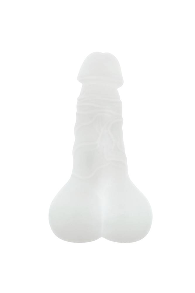 Evolved - Gender X - Stroke and Poke 2-in-1 Stroker & Dildo - Clear - Stag Shop