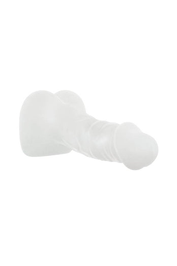 Evolved - Gender X - Stroke and Poke 2-in-1 Stroker & Dildo - Clear - Stag Shop