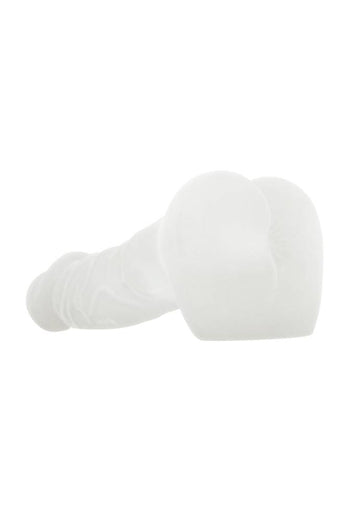 Evolved - Gender X - Stroke and Poke 2-in-1 Stroker & Dildo - Clear - Stag Shop