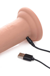 XR Brands - Swell 7X Inflatable Vibrating Silicone Dildo - 8.5 Inch - Stag Shop