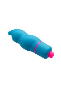 Thumbnail for Rock Candy Toys - Fun Size Swirl Mini Vibrator - Blue - Stag Shop
