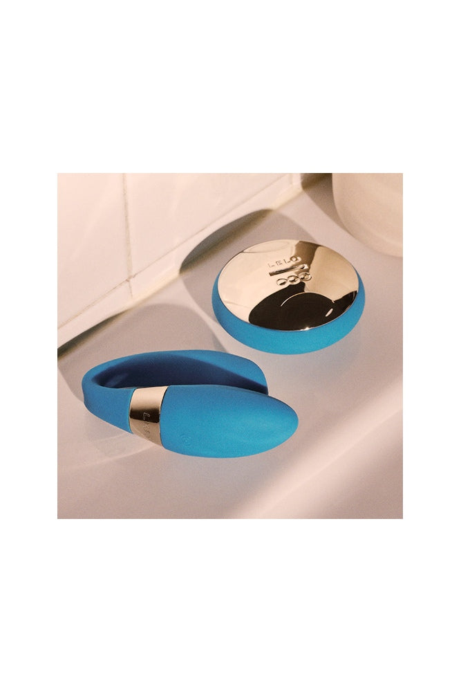 Lelo - Tiani Duo Remote Controlled Couples Vibrator - Blue - Stag Shop