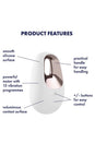 Satisfyer - Layons - White Temptation Vibrator - White/Rose Gold - Stag Shop