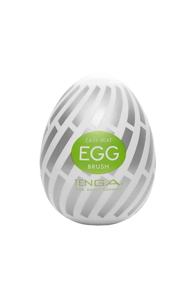 Tenga - Egg - Brush Textured Egg Masturbator - Stag Shop