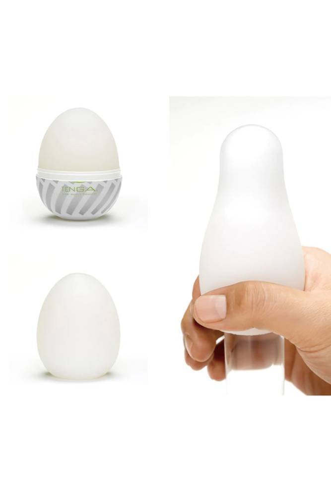 Tenga - Egg - Brush Textured Egg Masturbator - Stag Shop