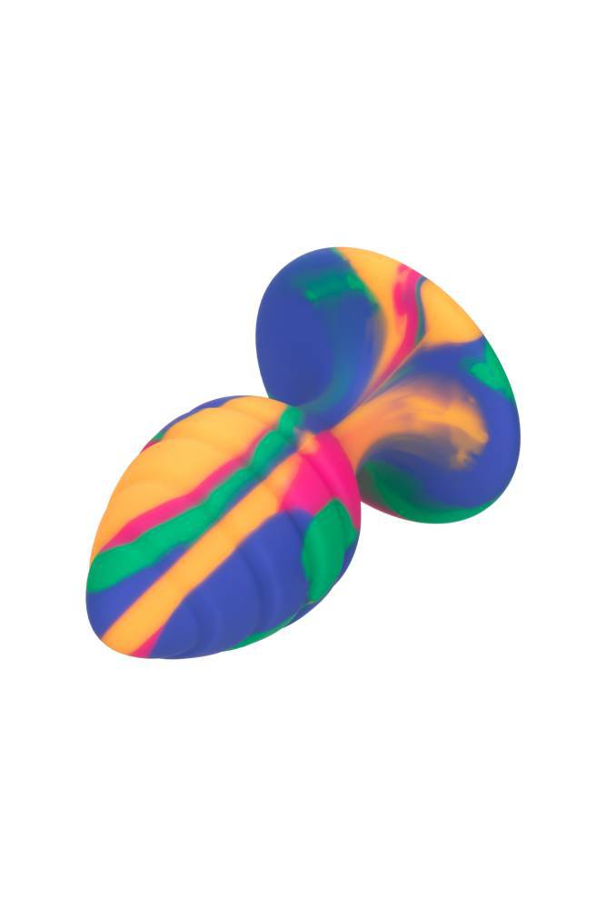 Cal Exotics - Cheeky Swirl Tie-Dye Butt Plug - Medium - Stag Shop