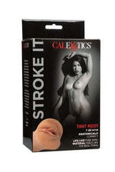 Cal Exotics - Stroke it - Tight Pussy Stroker - Brown - Stag Shop