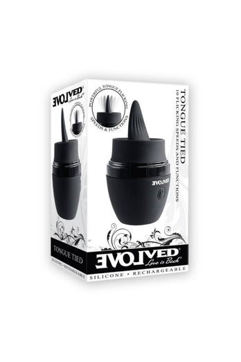Evolved - Tongue Tied - Oral Sex Simulator - Black - Stag Shop