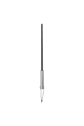 Ouch by Shots Toys - Cane With Stainless Steel Handle - Black - Stag Shop