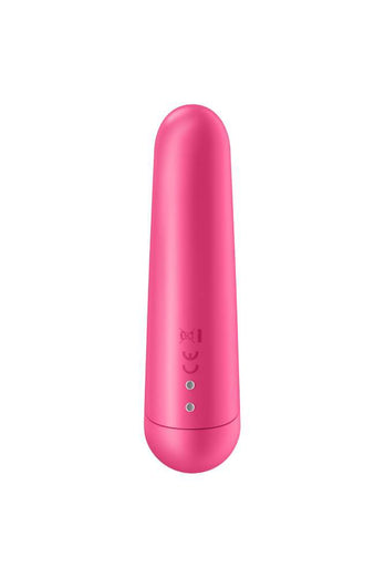Satisfyer - Ultra Power Bullet 3 - Rechargeable Waterproof Bullet Vibrator - Red - Stag Shop