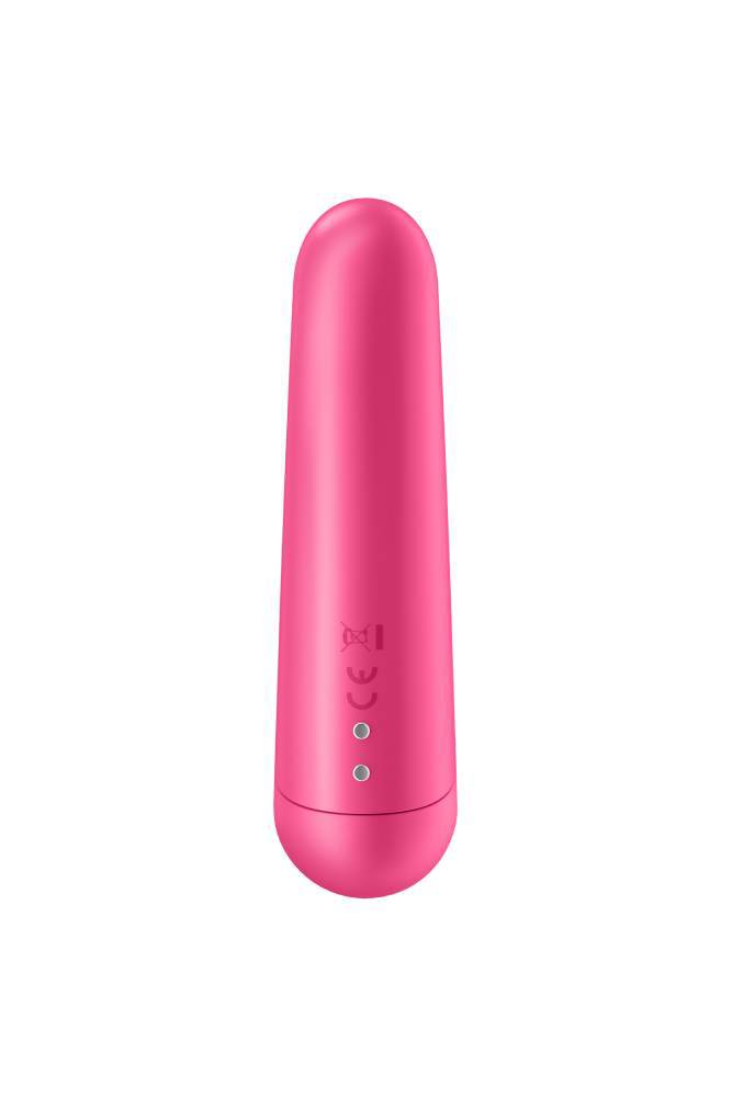Satisfyer - Ultra Power Bullet 3 - Rechargeable Waterproof Bullet Vibrator - Red - Stag Shop