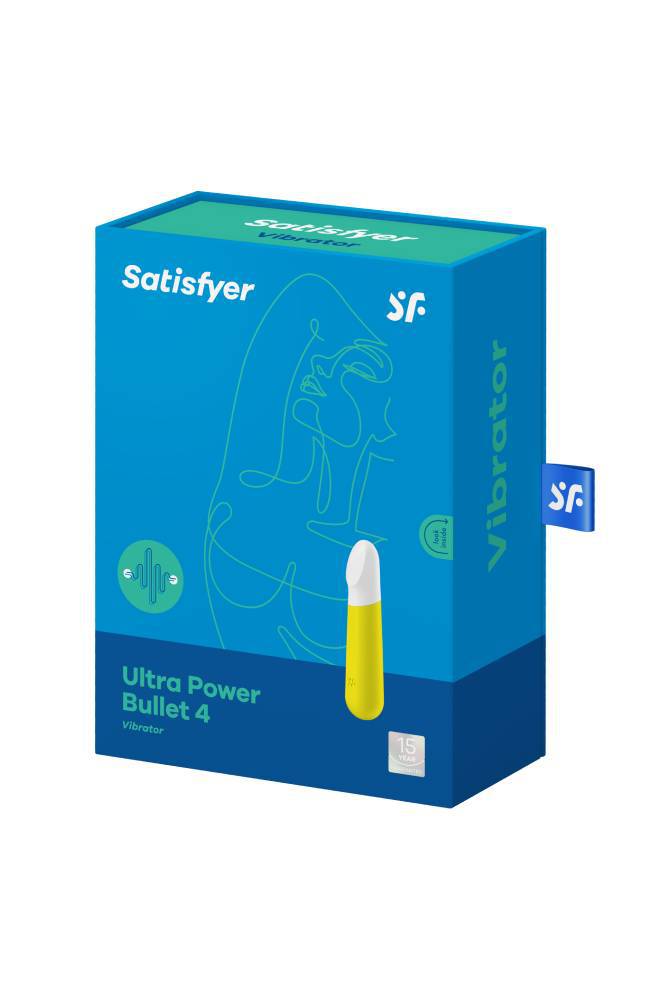 Satisfyer - Ultra Power Bullet 4 - Rechargeable Waterproof Bullet Vibrator - Yellow - Stag Shop