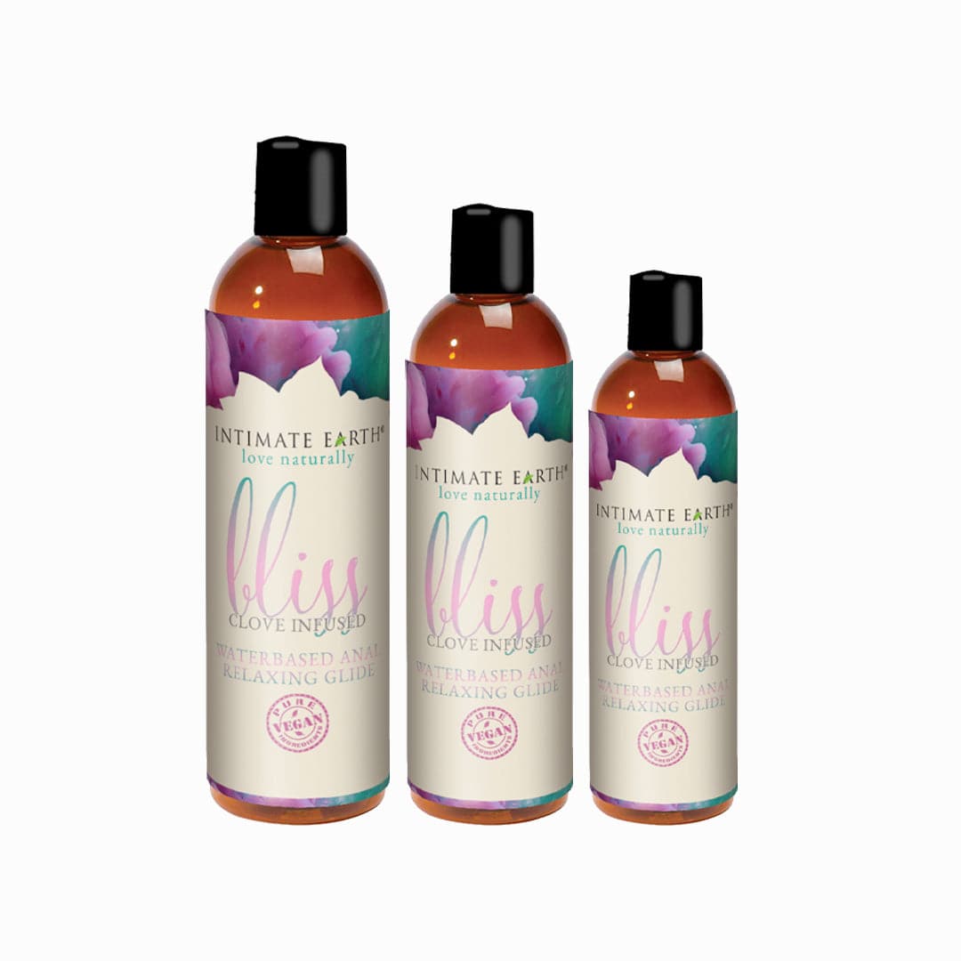 Intimate Earth - Bliss Anal Relaxing Water Based Glide - Various Sizes - Stag Shop