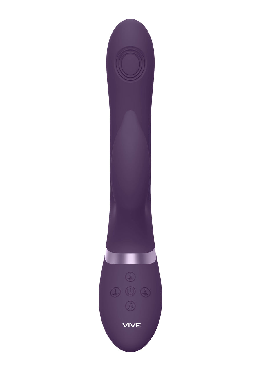 Shots Toys - VIVE - Aimi - Pulse Wave & Vibrating G-Spot Rabbit - Purple - Stag Shop