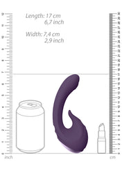 Shots Toys - VIVE - Miki - Pulse Wave & Flickering G-Spot Vibrator - Purple - Stag Shop