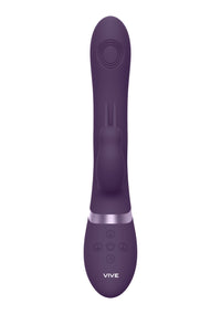 Thumbnail for Shots Toys - VIVE - Rini Pulse Wave & Double Penetration Rabbit Vibrator - Purple - Stag Shop