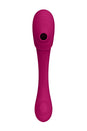 Shots Toys - VIVE - Mirai  Double Ended Pulse Wave & Air Wave Bendable Vibrator - Pink - Stag Shop