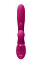 Shots Toys - VIVE - Ena Thrusting Vibrator with Flapping Tongue & Air Wave Stimulator - Pink - Stag Shop