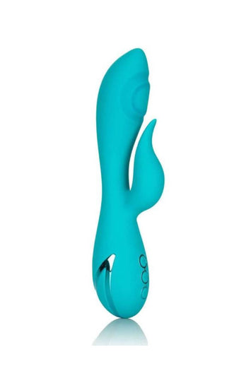 Cal Exotics - California Dreaming - Santa Monica Starlet Dual Vibrator - Teal - Stag Shop