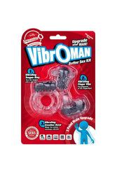 Screaming O - VibrOman Mini Body Vibrator 3Pk - Black - Stag Shop