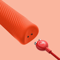 Thumbnail for Fun Factory - Vim Rechargeable Massage Wand - Orange - Stag Shop