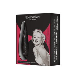 Womanizer - Marilyn Monroe x Womanizer Classic 2 Clitoral Stimulator - Black - Stag Shop