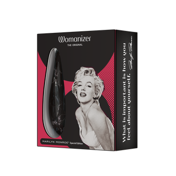 Womanizer - Marilyn Monroe x Womanizer Classic 2 Clitoral Stimulator - Black - Stag Shop