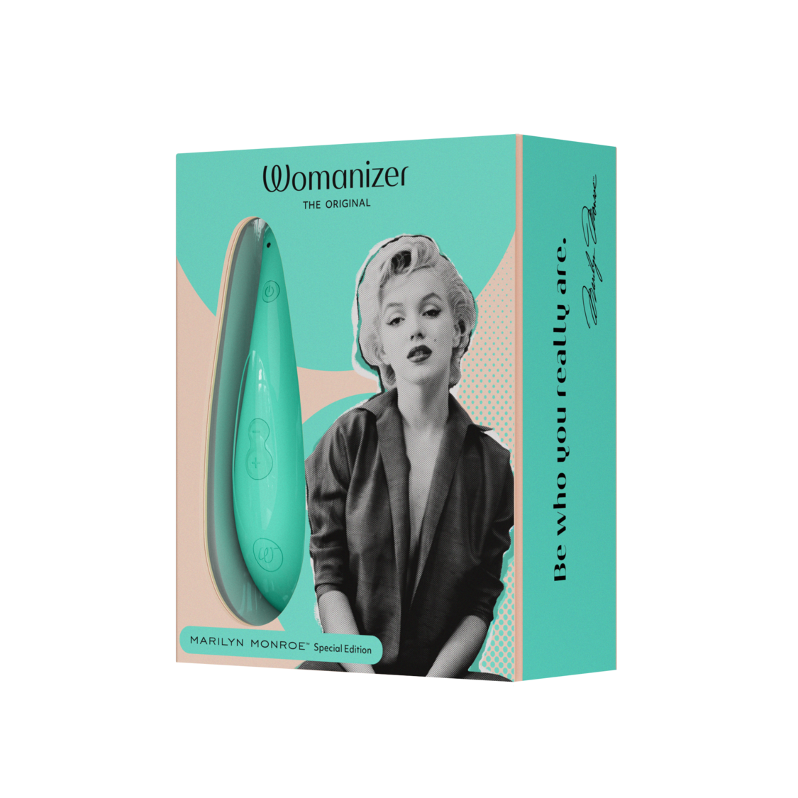 Womanizer - Marilyn Monroe x Womanizer Classic 2 Clitoral Stimulator - Mint Green - Stag Shop