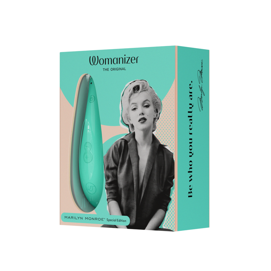 Womanizer - Marilyn Monroe x Womanizer Classic 2 Clitoral Stimulator - Mint Green - Stag Shop