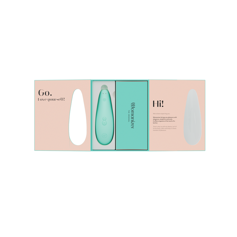 Womanizer - Marilyn Monroe x Womanizer Classic 2 Clitoral Stimulator - Mint Green - Stag Shop