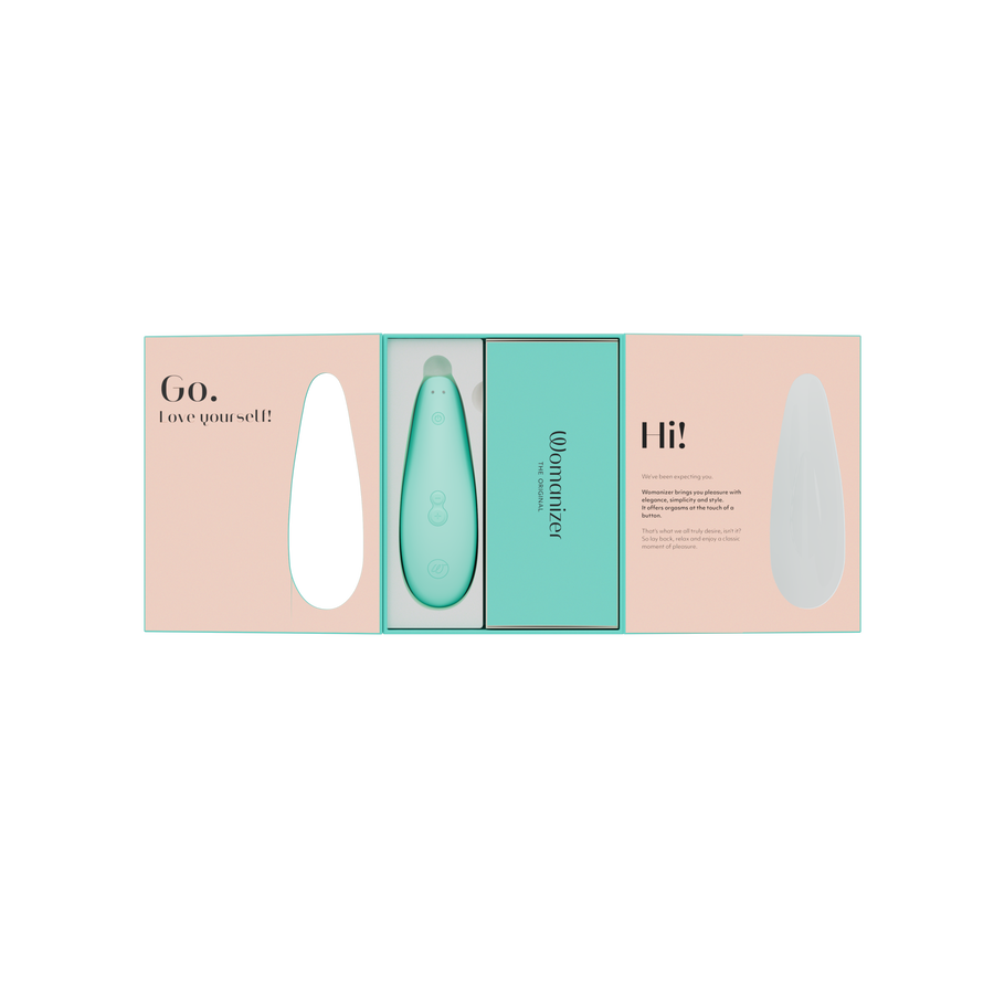 Womanizer - Marilyn Monroe x Womanizer Classic 2 Clitoral Stimulator - Mint Green - Stag Shop