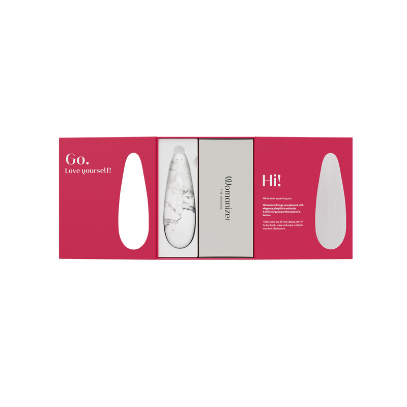 Womanizer - Marilyn Monroe x Womanizer Classic 2 Clitoral Stimulator - White - Stag Shop