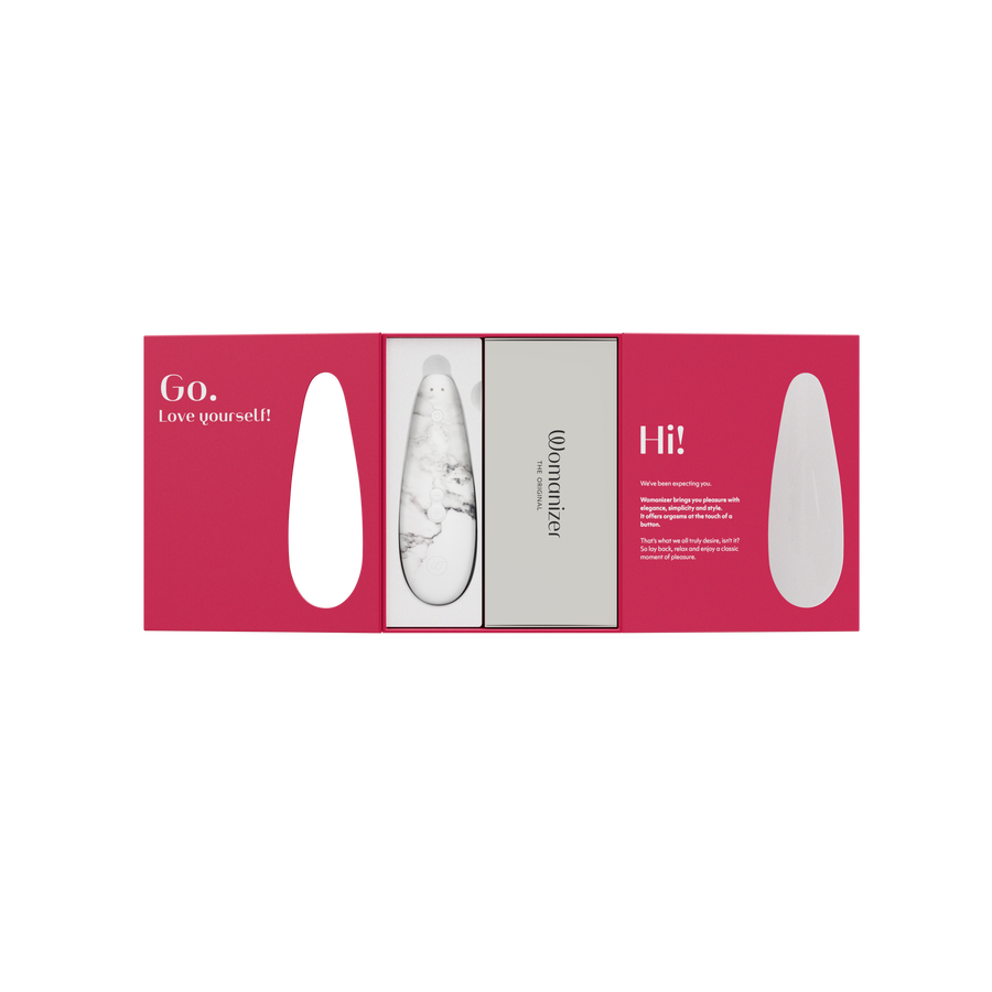 Womanizer - Marilyn Monroe x Womanizer Classic 2 Clitoral Stimulator - White - Stag Shop