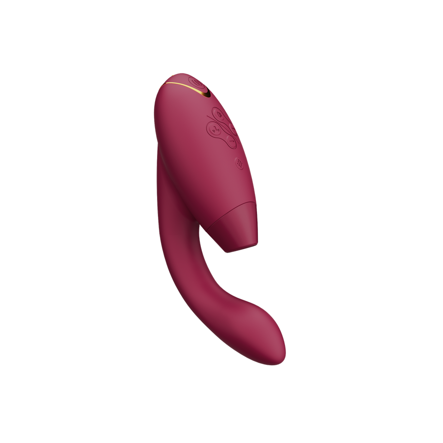 Womanizer - Duo 2 Dual Stimulation Vibrator - Bordeaux - Stag Shop