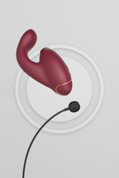 Womanizer - Duo 2 Dual Stimulation Vibrator - Bordeaux - Stag Shop