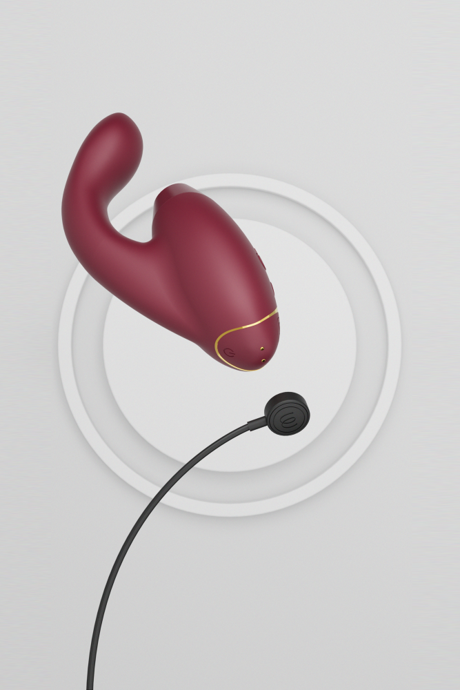 Womanizer - Duo 2 Dual Stimulation Vibrator - Bordeaux - Stag Shop