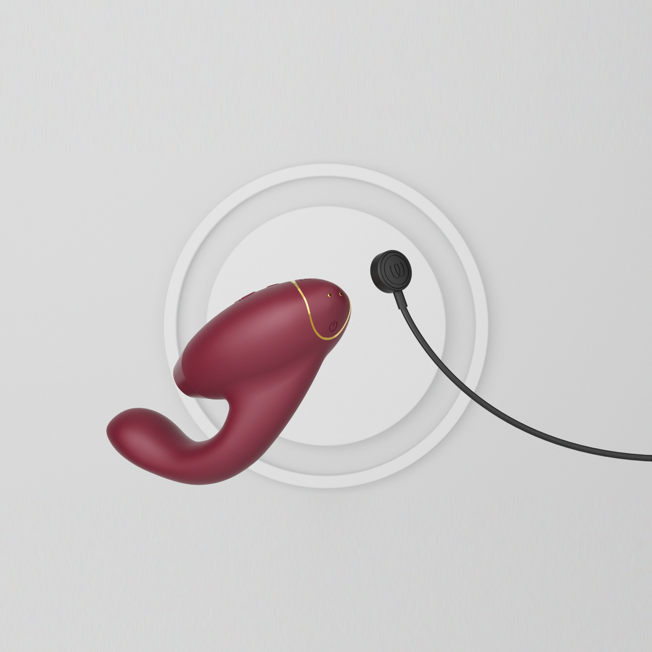 Womanizer - Duo 2 Dual Stimulation Vibrator - Bordeaux - Stag Shop