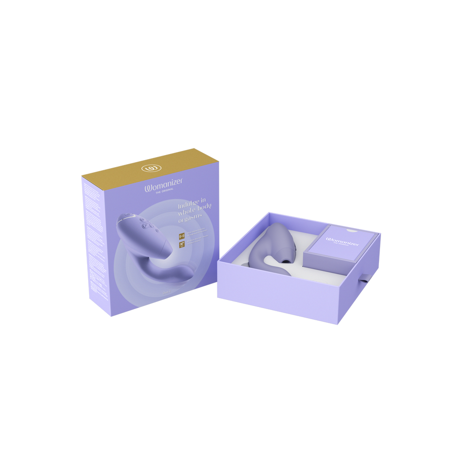 Womanizer - Duo 2 Dual Stimulation Vibrator - Lilac - Stag Shop