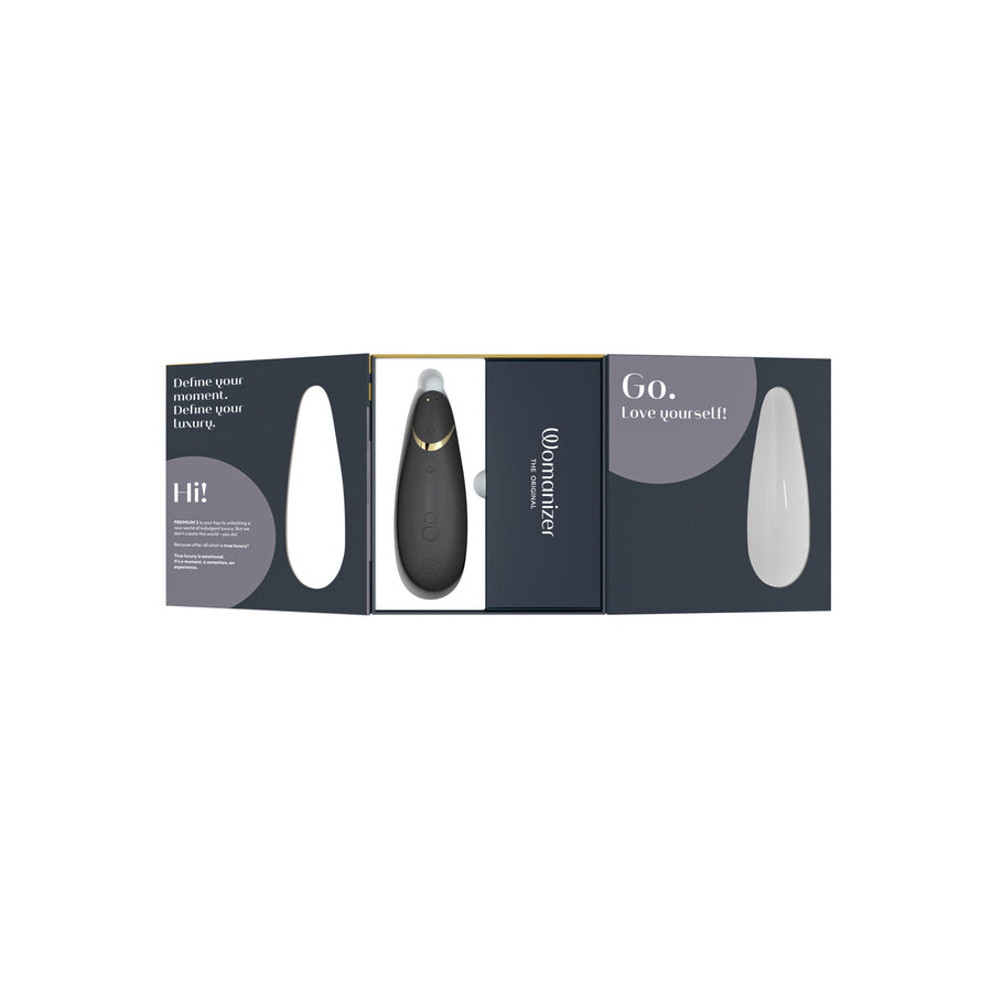 Womanizer - Premium 2 Clitoral Stimulator - Black - Stag Shop