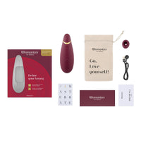 Thumbnail for Womanizer - Premium 2 Clitoral Stimulator - Bordeaux - Stag Shop