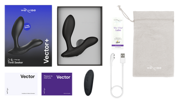 We-Vibe - Vector + Prostate Massager - Charcoal Black - Stag Shop