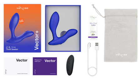 We-Vibe - Vector + Prostate Massager - Royal Blue - Stag Shop
