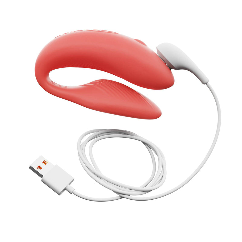 We-Vibe - Chorus Adjustable Dual Couples Vibrator - Crave Coral - Stag Shop