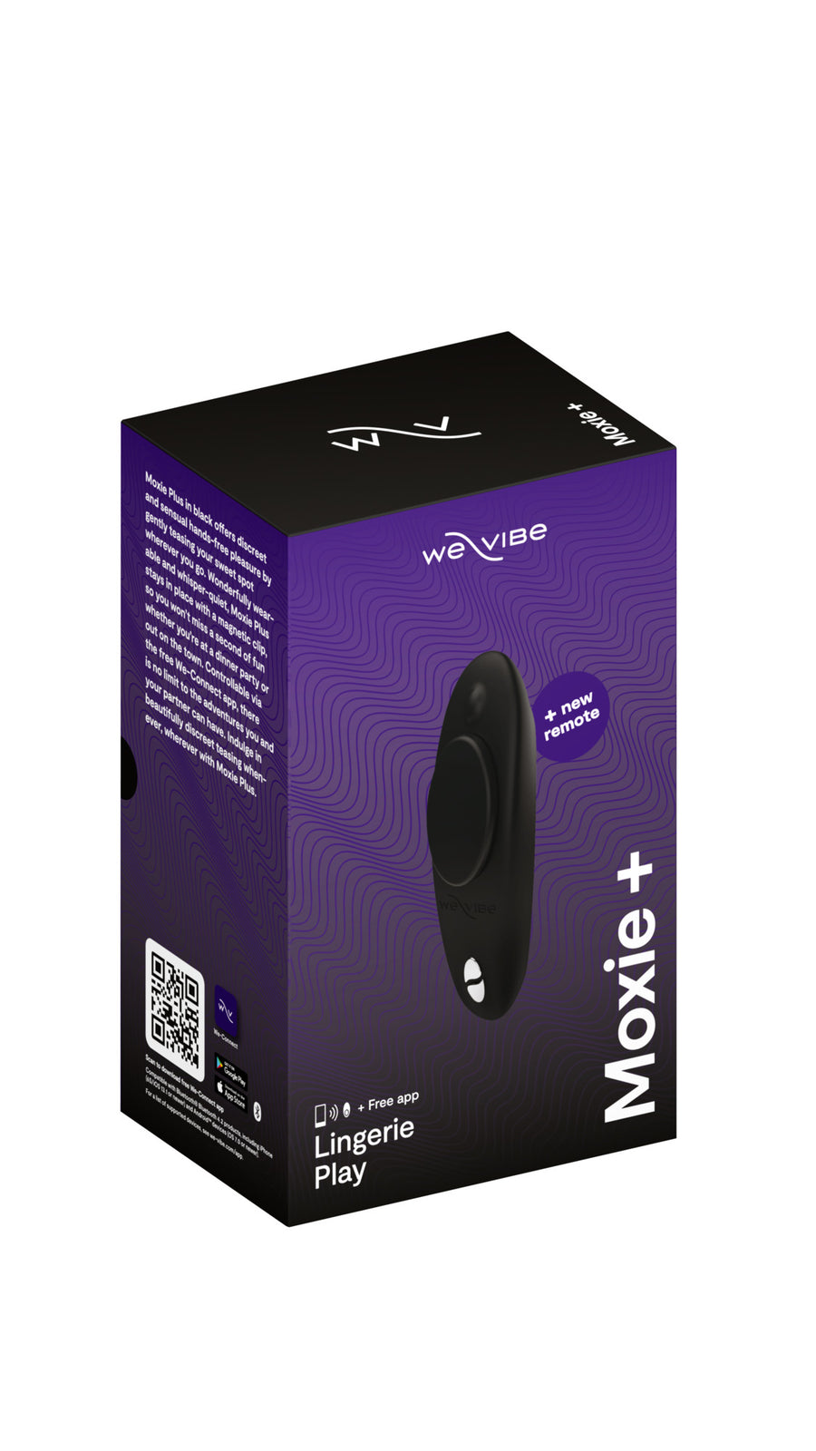 We-Vibe - Moxie + Wearable Bluetooth Clitoral Vibrator - Black - Stag Shop