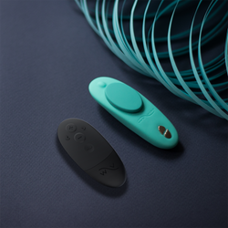 We-Vibe - Moxie + Wearable Bluetooth Clitoral Vibrator - Aqua - Stag Shop