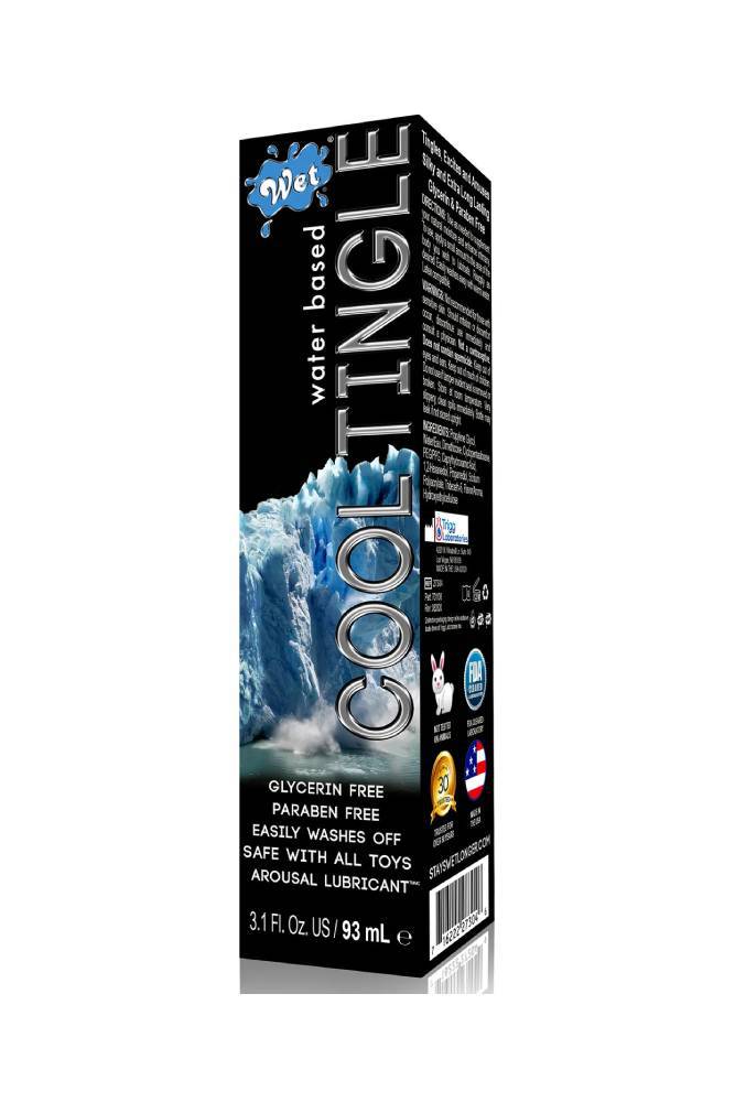 Wet - Cool Tingle Water Based Lubricant - 3 Oz - Stag Shop