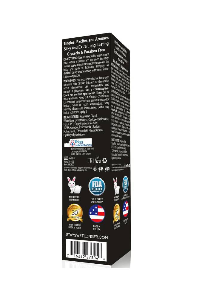 Wet - Cool Tingle Water Based Lubricant - 3 Oz - Stag Shop